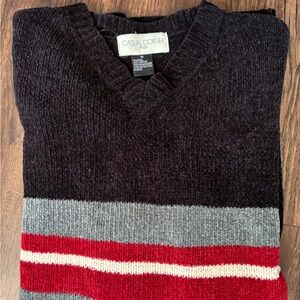 Casual Corner Men's Striped Sweater, Cozy and Casual